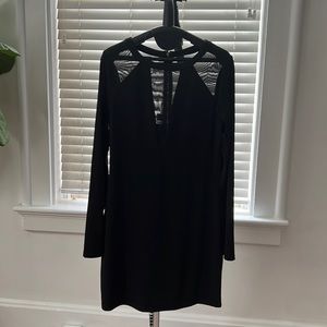 Longsleeve Black Cocktail Dress